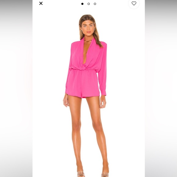 superdown Pants - Superdown Hot Pink Romper Size S